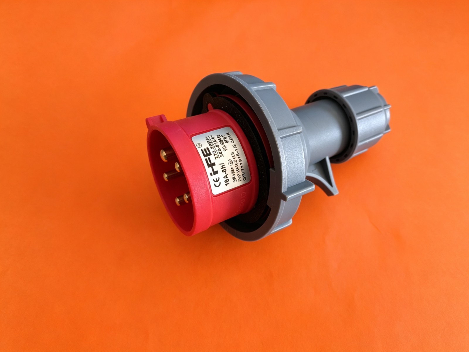 Pump power to boost pump male connector 5 core 16A